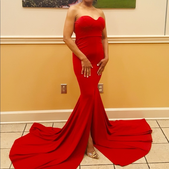 Strapless Evening Gown - Picture 1 of 3